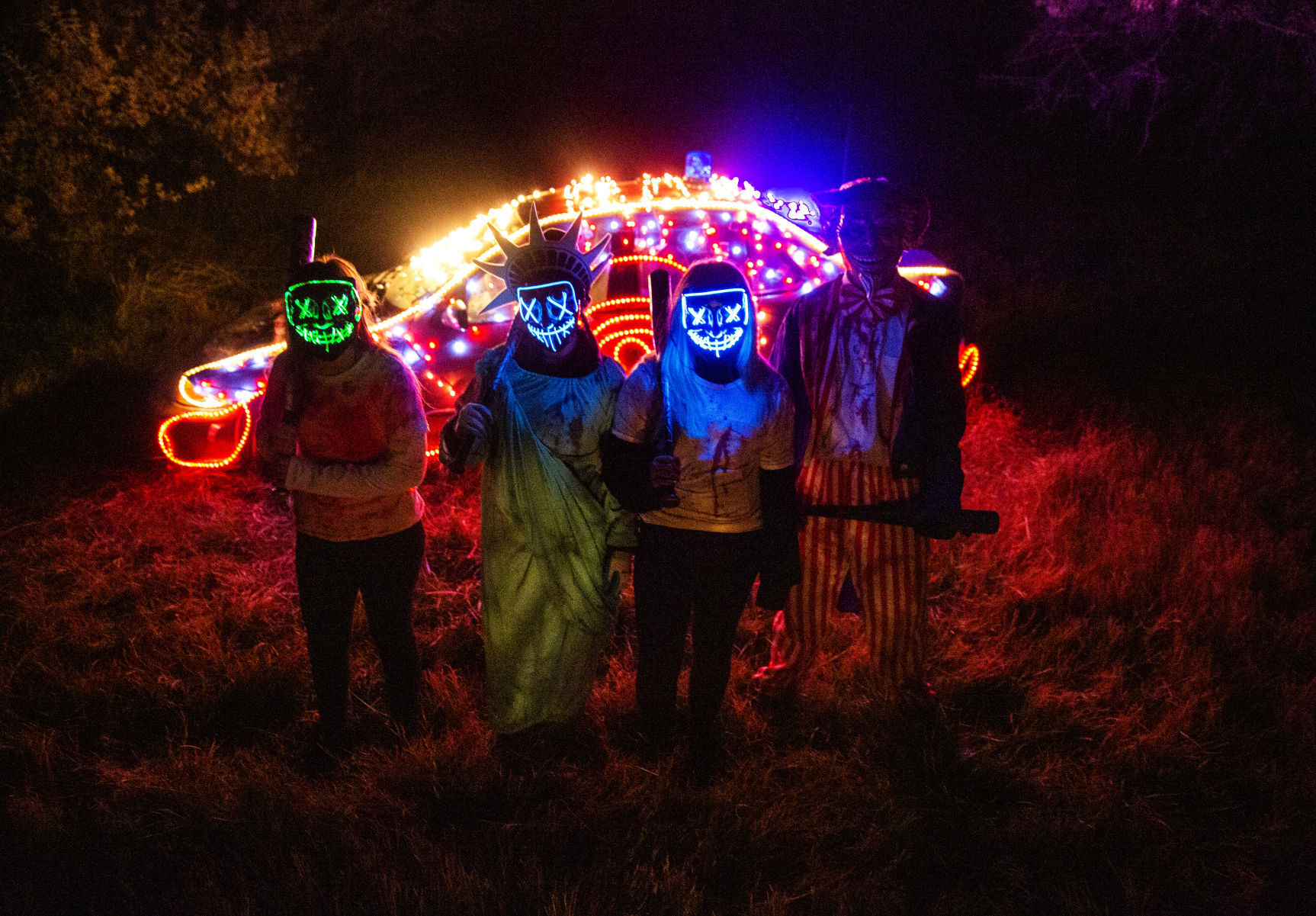 Haunted Swamp scaring through October